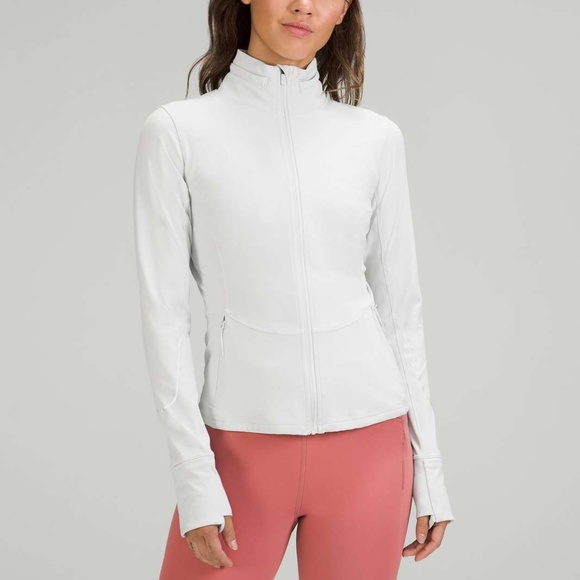 Lululemon Nulux Reflective Running Jacket Vapor - Size 12 - Picture 1 of 5